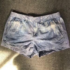 Rag & Bone Jean Blue Cotton Tie Dye Shorts Sz 28